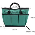 thumbnail image 2 of Garden Tote Garden Storage Box 8 Pockets Garden Bag Garden Tool Bag (tools Not Included - Dark Green), 2 of 5