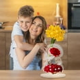 thumbnail image 6 of CY5O5ee Mother'S Day Tabletop Decoration Love You Mothers Day Gifts Presents From Daughter Son Christmas Birthday Gifts Desk Signs for Home Bedroom Room Shelf Table Decor (Roses), 6 of 8
