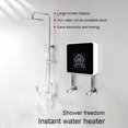 7500W Tankless Hot Water Heater Shower Electric Portable Instant Boiler