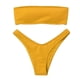 thumbnail image 2 of Soidarity Traje de baño elástico de piezas para mujer, ropa de playa sencilla, ropa de baño de ocio para vacaciones de verano Traje de baño Naranja Soidarity OD021141-04B, 2 of 6