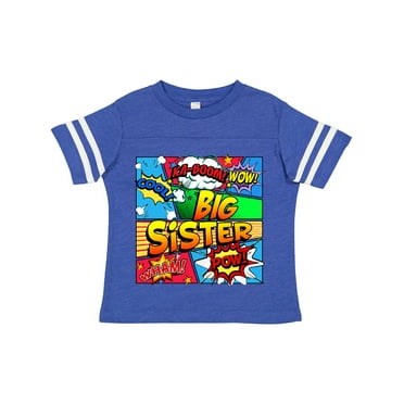 Inktastic Big Sister Comic Book Girls Toddler T-Shirt