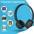 thumbnail image 6 of Teens Earphones, TSV Teenager Wired Headphones On Ear Headset Adjustable Headband, Foldable Teen Headphone Fit for iPad Tablet iOS Android Smartphone PC, 6 of 7