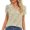 Yellow, variant on YOTMKGDO V Neck T Shirts for Women, Button Up Short Sleeve Digital Print Party Summer Rayon Shirt, Green Tops, L