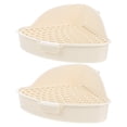 thumbnail image 1 of DEEPCRAFF 2Pcs Easy to Use Hamster Litter Box Plastic Indoor Care, 1 of 8