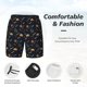 thumbnail image 3 of Balery New Year Bañador para hombre, shorts de playa de secado rápido con entrepierna y forro de compresión-Small, 3 of 6