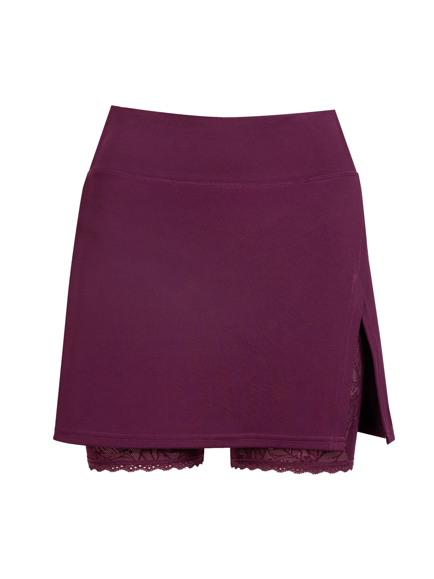 Jessica Simpson Women’s Solid Skirt with Lace Biker Short, Sizes XS-XXL
