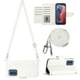 thumbnail image 2 of for Moto G Play 4G 2024 Wallet Case RFID Blocking Card Slots Holder with Shoulder&Crossbody Strap, Magnetic Folio Kickstand Handbag Flip Phone Cover for Motorola Moto G Play 4G 2024, White, 2 of 8