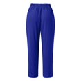 thumbnail image 4 of Women's Solid Color Daily Commuting Fashion Casual Radish Pants, 4 of 4