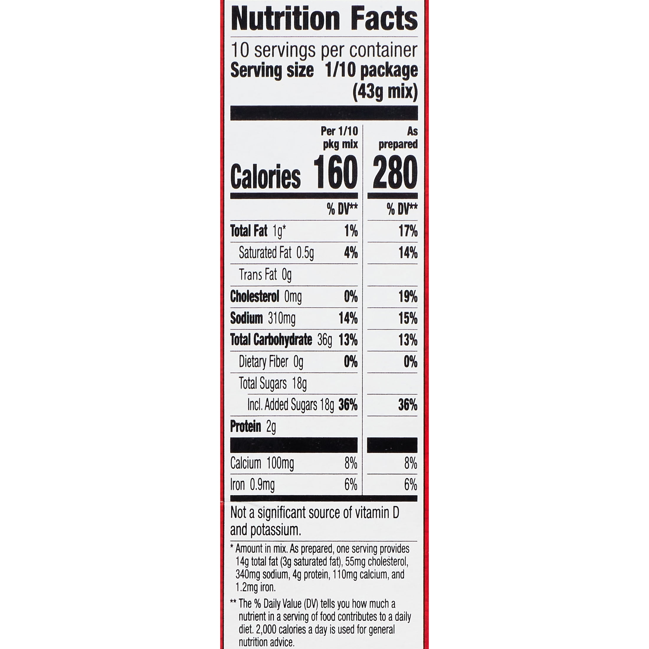 Betty Crocker Super Moist Vanilla Cake Mix, 15.25 oz.