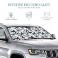 thumbnail image 3 of Fuzoiu Butterfly Print Car Windshield Sunshade,Foldable Reflective Sun Visor,Windshield Sun Shade,UV Rays Sun Visor Shade,Auto Front Sun Shield Shade-Medium, 3 of 8