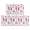 Cat and Fishbone White Pattern, variant on Pastel Cat and Meow Pink Pattern Anti Fatigue Kitchen Rugs Set Of 2, Non Slip Washable Decorative Floor Mats for Kitchen Sink Laundry, 17"x30" and 17"x47"