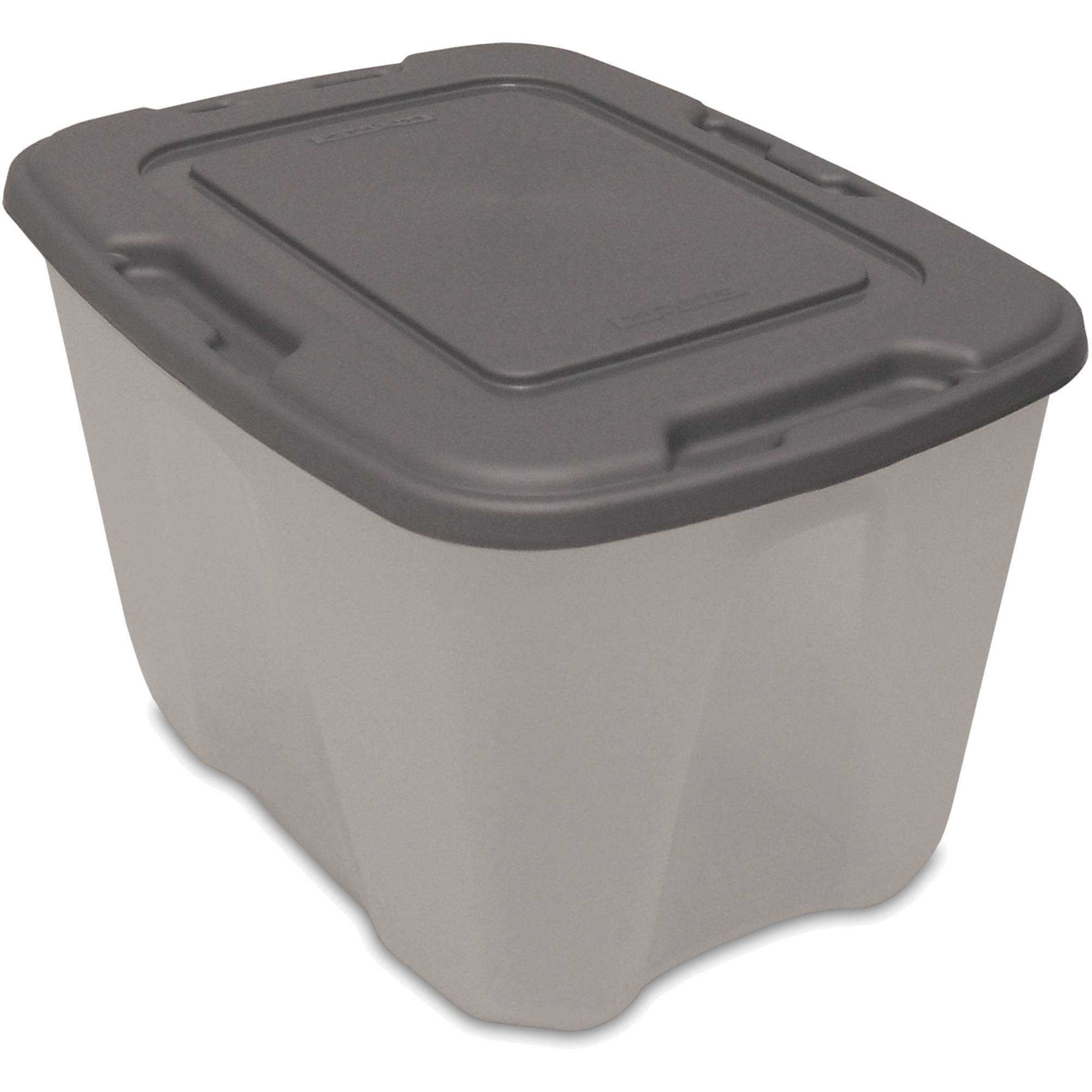 Homz 18 Gallon Tote Clear Set of 8 On Sale