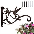 thumbnail image 1 of Gancho para PLANTAS FLORWOD de pared 25 cm para exteriores de hierro pesado 1 unidad, 1 of 1