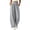 *Gray, variant on ClodeEU Women's Elastic High Waist Wide Leg Harem Pants,Casual Loose Fit Trousers with Pockets Army Green,Women's Plus L