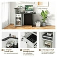 thumbnail image 2 of Pemberly Row Front Reception Counter Desk Checkout Office Desk in Black, 2 of 8