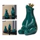 thumbnail image 5 of Estatua de Cerámica de Oso , Escultura de Animal de , Hogar, Dormitorio, de Oficina, Armario de TV, Decoración, Adornos Colecc Oso verde sentado BLESIY Figura de oso polar, 5 of 8