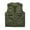 Army Green, variant on Men's Fishing Vest Utility Sai Travel Vest with Muti Pockets Outdoor Work Photo Cargo Fly Summer Vest Black