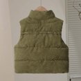 thumbnail image 4 of StSilkitty Boys Girls Vest Zip up Sleeveless Stand Collar Jackets Outerwear Winter Outdoor Warm Vest with Pockets, 4 of 9
