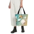 thumbnail image 6 of Kdxio Starfish And Seashell On The Summer Beach Women Reusable Grocery Bags Foldable Ripstop,Reusable Shopping Bags for Shopping,Gym,Gift, 6 of 7