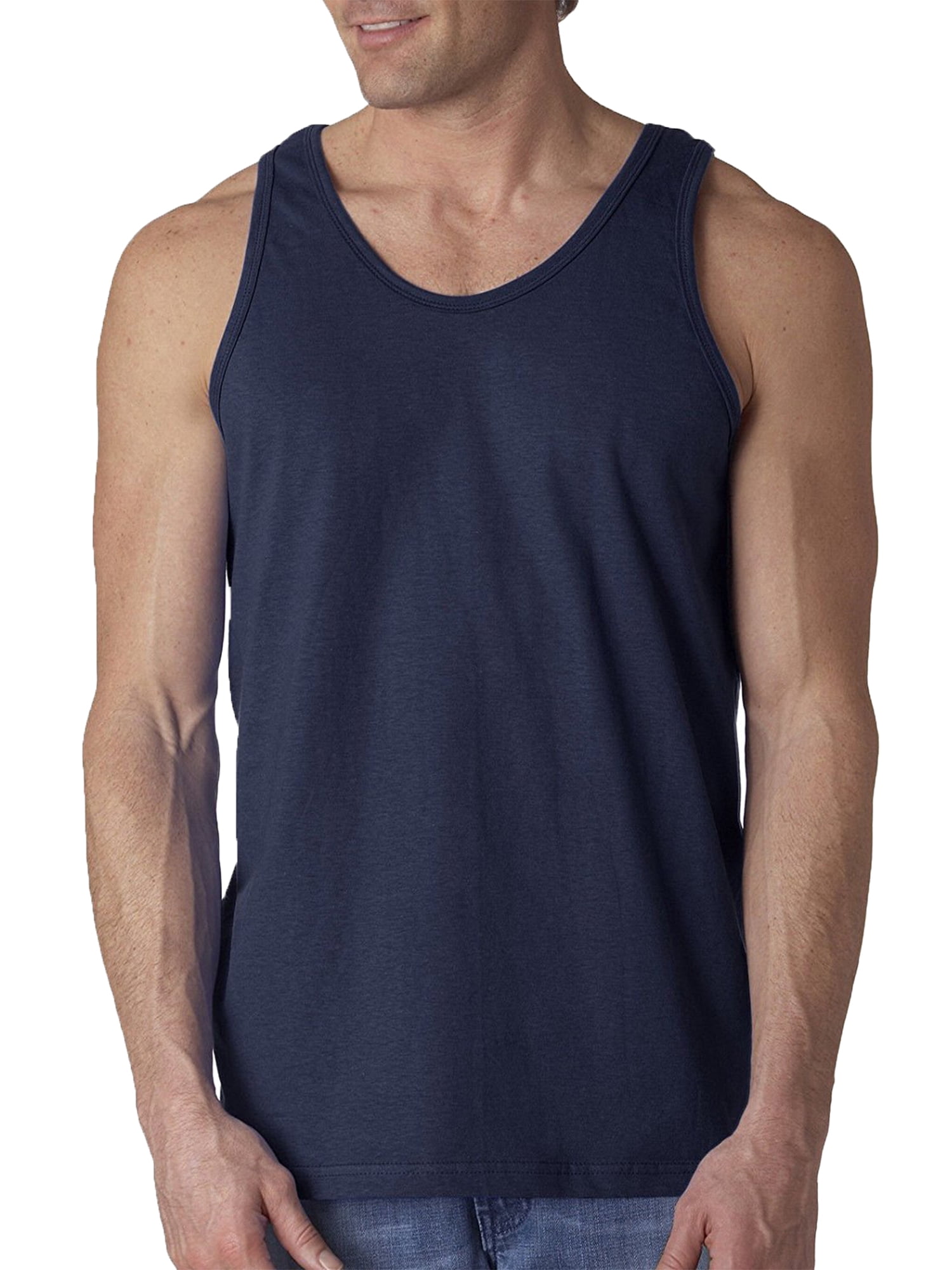 Casual Basic Men's 100 PreShrunk Cotton Workout Muscle Tank Tops Tee