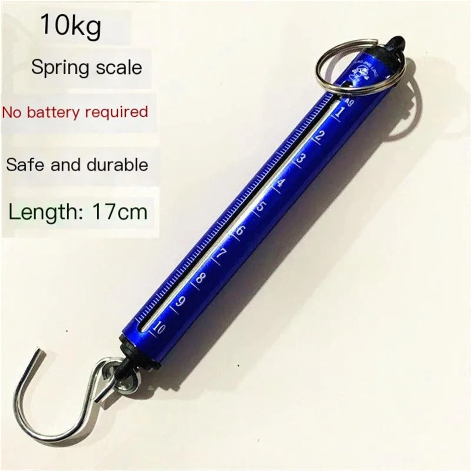 Household Scale Spring Steel Portable Scale Spring Balance Hook Scale Pocket-size Scale No Need Battery