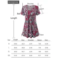 thumbnail image 4 of MOQIVGI Short Sleeve Womens Tops Casual Summer Trendy Dressy Flowy V Neck Paisley Blouses White XX-Large, 4 of 4