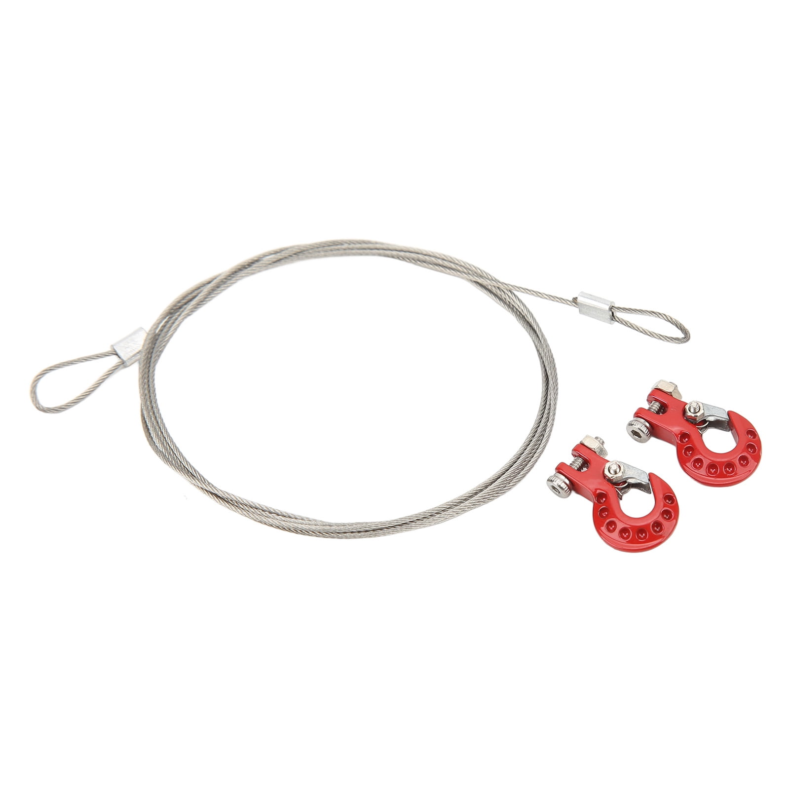 RC Trailer Hook, RC Winch Hook Easy Installation With Steel Rope For 1/