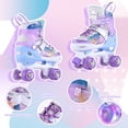 thumbnail image 4 of 4 Size Adjustable Light Roller Skates for Boys Girls Toddlers Beginners, 4 of 5