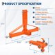 thumbnail image 2 of QinaQin Enganche de 3 puntos para remolque con receptor de 2 pulgadas y bola, capacidad de 10000 lb, ideal para tractor subcompacto y equipo agrícola, 2 of 7