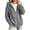Dark Gray, variant on UDAUDU Zip Up Hoodies for Women Fall Winter Casual Sweatshirts Zipper Fashion Comfortable Oversized Lightweight Cute Jackets with Pockets Light pink S