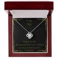 thumbnail image 4 of Love Knot Necklace - Meeting You Was Fate Wife, 4 of 6