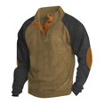 thumbnail image 1 of Spring And Autumn Men's Standing Collar Sweatshirt Is Outdoor Casual Sweaters Tops 2XL, 1 of 3