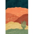 thumbnail image 2 of Thorns, Becky 13x18 White Modern Wood Framed Museum Art Print Titled - Mountainous II, 2 of 4