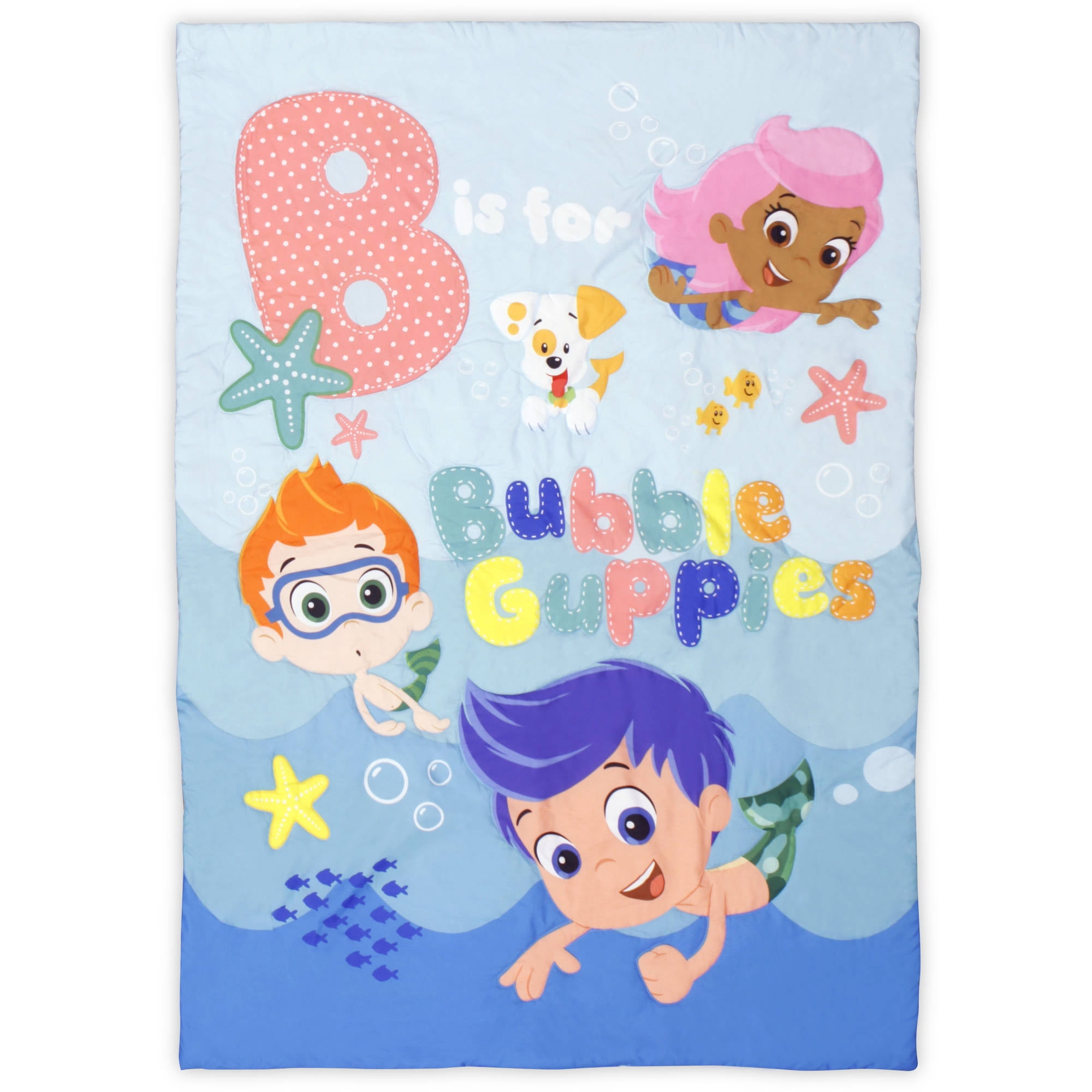 Bubble Guppies Toddler Bed Set With Bonu - Walmart.com - 