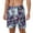 White, variant on Purple Marble Texture pattern Mens Swim Trunks with Compression Liner Stretch Beach Shorts Quick Dry with Zipper Pockets No-Chafing Board Shorts-Small