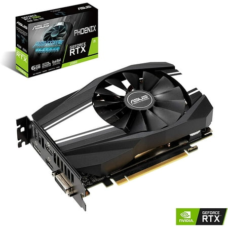 Restored ASUS GeForce RTX 2060 6GB Phoenix Fan Edition Graphics Card PhRTX20606G (Refurbished)