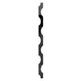 thumbnail image 4 of Ekena Millwork 47"H x 1/8"T Bridgeport Adjustable Acrylic Decorative Slat Wall Panel Kit, Black (contains 11 Slats + 1 Straight Edge Starter Slat), 4 of 11