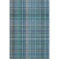 thumbnail image 2 of Addison Rugs Mayfield Washable Transitional Plaid Teal Rectangle Rug, 3' x 5', 2 of 6