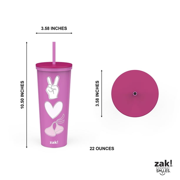 Valentine's Day 22 oz Plastic Hershey's Kiss Insulated Tumbler