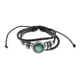 thumbnail image 4 of de cuero artificial consteciones, punk , s de cuerda para hombres y mujeres Virgo Soledad Constellation Bracelet Vintage, 4 of 7