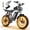 T2PRO/Dual Motor/48V 20Ah, variant on T2 Ebikes for Adults, 750W Motor 28MPH Electric Bike, Up to 70 Miles Range, 48V 15.6Ah Battery 20" Fat Tire Mountain E-Bike, Full Suspension, NFC Unlock, Class 3