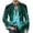 Cyan, variant on Funny Halloween 2026 Printed Corduroy Blazer For Men Multi Layer Spooky Figures Single Tone Lapel Casual Vacation Coat Cyan XL