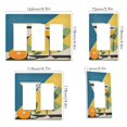 thumbnail image 2 of Yayeee Rocker Switch Wall Plate 1-Gang 4.6"x2.9" Home Decorative Outlet Cover, Yellow Glasses, 2 of 6