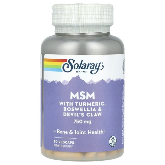 Solaray MSM 750mg 90 Capsule