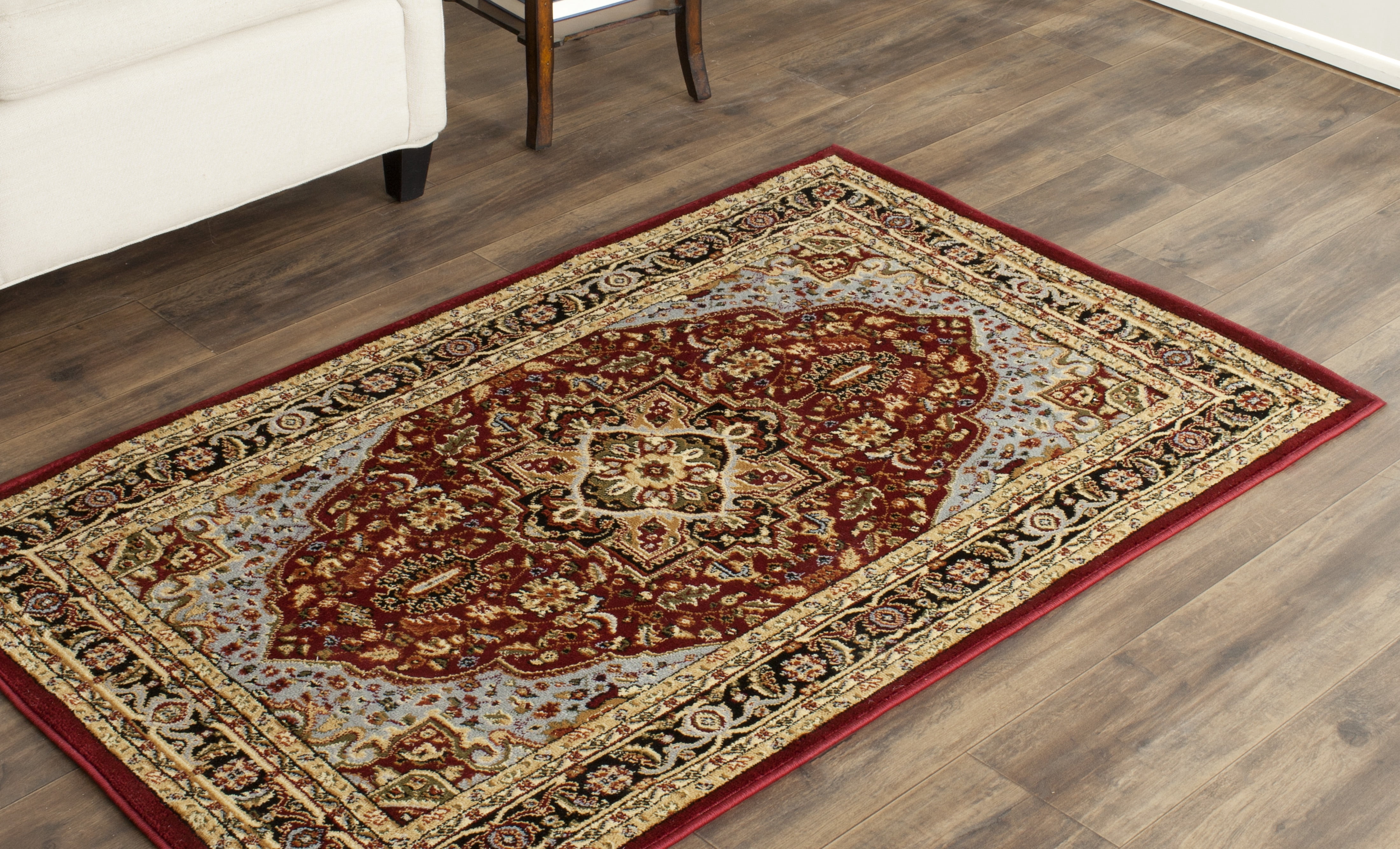 Safavieh Lyndhurst Miranda Floral Area Rug, Red/Black, 2' x 3'
