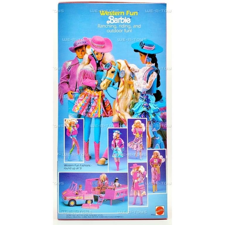 Western Fun Barbie - #9932 - Mattel - Walmart.com