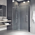 thumbnail image 4 of Vigo Erie 59 1/2 to 60 1/2 in. x 73.5 in. Framed Sliding Shower Door in Chrome with Clear Glass and Handle, 4 of 11