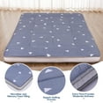 thumbnail image 2 of Desirable Life 4" Thick Floor Mattress - Japanese Futon Tatami Pad, Roll-Up Sleeping Mat for Guest/Bedroom, 2 of 8