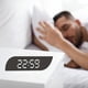 thumbnail image 5 of Escritorio digital Despertadores Espejo Pantalla de 24 tiempo tiempo de tiempo de tiempo de USB / Calendario con pilas Temperatura para de noche Cocina de noc Luz Blanca Blanca Macarena Despertador digital, 5 of 8