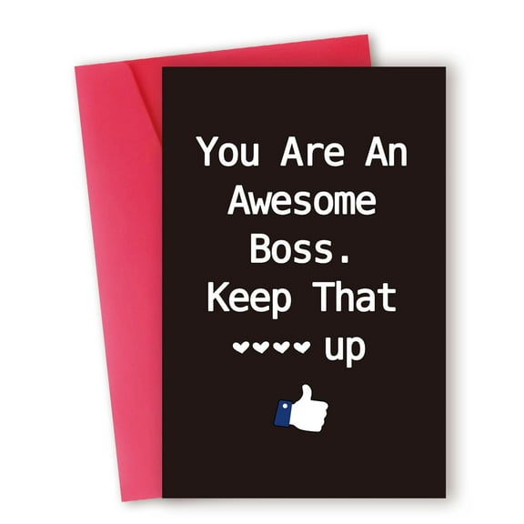 You Are An Awesome Boss Card